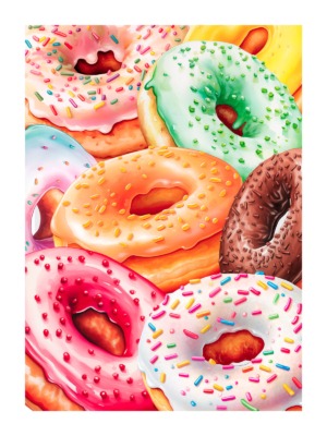 Dětský plakát Donuty 050