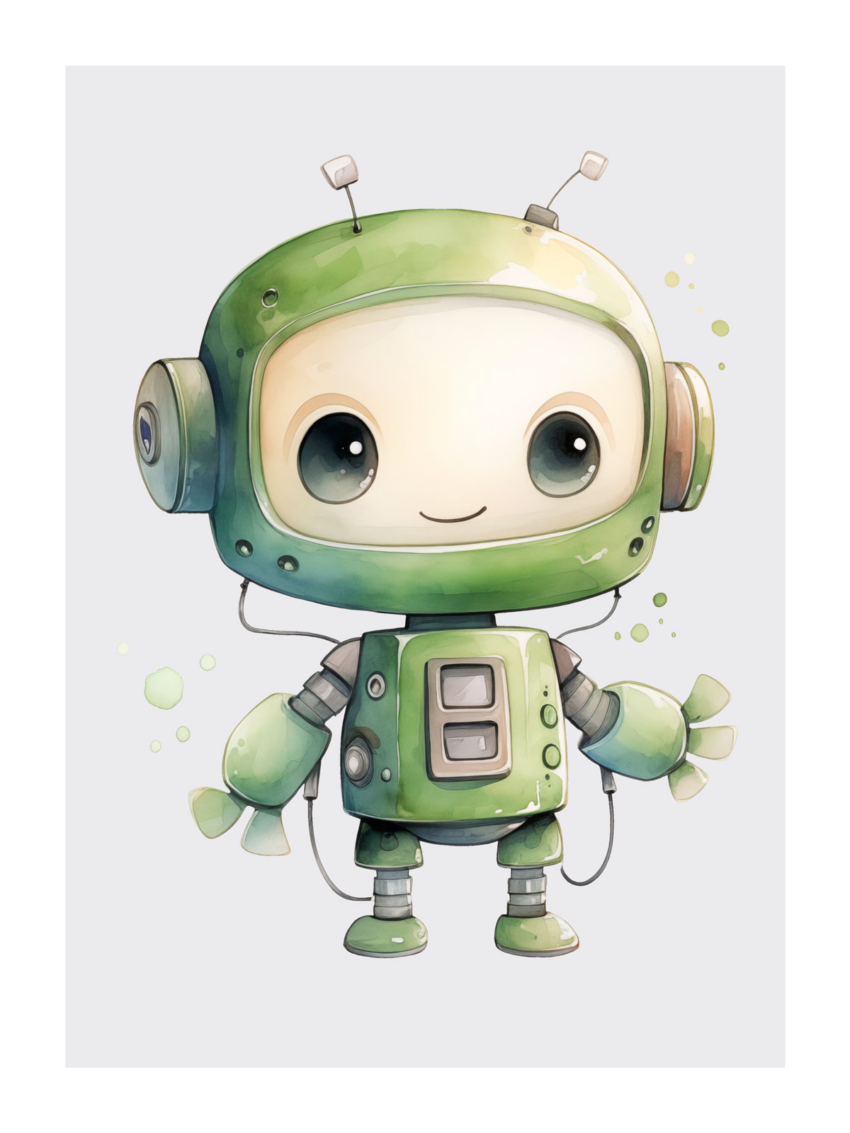 Dětský plakát Robot objevitel 054