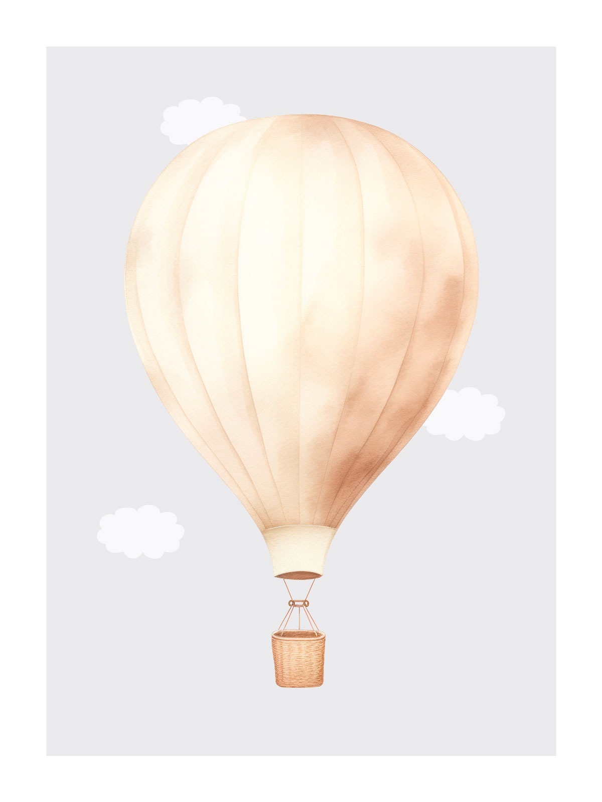 Dětský plakát Horkovzdušný balón 055