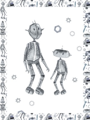 Dětský plakát Robotí parťáci 073